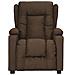 Poltrona Reclinabile Marrone In Tessuto - Foto miniatura 3