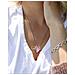 Collana Con Ciondolo Cuore Rosa/argento - Foto miniatura 7