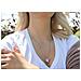 Collana Con Ciondolo Cuore Rosa/argento - Foto miniatura 8