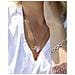 Collana Con Ciondolo Cuore Rosa/argento - Foto miniatura 4