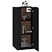 Mobile Porta Tv A Parete Nero 40x34,5x80 Cm - Foto miniatura 3
