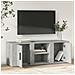 Mobile Per Tv Grigio Cemento 100x31,5x35 Cm Legno Multistrato - Foto miniatura 3