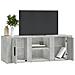 Mobile Per Tv Grigio Cemento 100x31,5x35 Cm Legno Multistrato - Foto miniatura 4