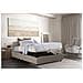 Letto Matrimoniale Francesca, Letto Contenitore Con Rivestimento In Ecopelle, 100% Made In Italy, Apertura Frontale, Adatto Per Materasso Cm 140x190, Tortora - Foto miniatura 1