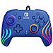 Controller Cablato Afterglow Wave Blue Per Nintendo Switch E Switch Oled - Foto miniatura 1