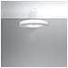 Lampadario Saturno Slim 90 Bianco Sl. 0797 - Minimalista Lampadari Bianco 102x90x90 Cm - Foto miniatura 2