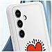 Cover Flipsuit S24 Plus Personalizzabile Keith Haring, Grigio Chiaro - Foto miniatura 4