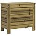 Poggiapiedi da Giardino 62x31,5x52 cm Legno Impregnato di Pino - Foto miniatura 2