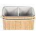 Cestino Kalthota Legno Di Bambù Marrone Chiaro 100 L - Foto miniatura 2