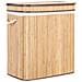 Cestino Kalthota Legno Di Bambù Marrone Chiaro 100 L - Foto miniatura 4