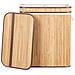 Cestino Kalthota Legno Di Bambù Marrone Chiaro 100 L - Foto miniatura 11