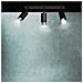 Lampada A Soffitto Hiro - Nero, Cromo - Acciaio Verniciato A Polvere - 45x19x6 Cm - Foto miniatura 5
