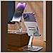 Supporto Per Cellulare Porta Cellulare Girevole A 360° - Foto miniatura 6