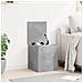 Contenitore Grigio Cemento 40x42x46 Cm In Legno Multistrato - Foto miniatura 3