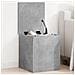 Contenitore Grigio Cemento 40x42x46 Cm In Legno Multistrato - Foto miniatura 1
