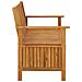 Lusso Casadino -  Cassapanca Da Giardino 120 Cm In Legno Massello Di Acacia - Foto miniatura 3