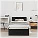 Letto Rovere Nero 90x190 cm Legno Ingegnerizzato - Foto miniatura 2