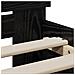 Letto Rovere Nero 90x190 cm Legno Ingegnerizzato - Foto miniatura 9