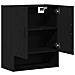 Armadio a muro  Nero Rovere 60x31x70 cm in legno ingegnerizzato - Foto miniatura 4