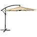 Ombrello Offset Oahu, Rotondo, Diametro 3,50 M, Beige - Foto miniatura 1