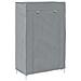 Scarpiera Grigio 60,5x30x97 cm in Tessuto Non Tessuto - Foto miniatura 5