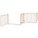 Cancello per Cani Pieghevole 6 Pannelli 480 cm Legno di Pioppo - Foto miniatura 4