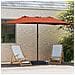 Ombrello da giardino Terracotta 385 x 209 x 244 cm Tessuto - Foto miniatura 3