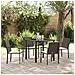 Set da Pranzo per Giardino 5 pcs Marrone Poly Rattan - Foto miniatura 2