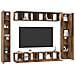 Set mobile TV 10 pcs Legno vecchio 30.5 x 30 x 90 cm - Foto miniatura 3
