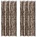 Tenda con tende 2 pcs Cappuccino 260 x 140 cm Velluto - Foto miniatura 1