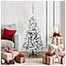 Albero di Natale Artificiale con Rami Pieghevoli Bianco 120 cm - Foto miniatura 2