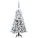 Albero di Natale Artificiale con Rami Pieghevoli Bianco 120 cm - Foto miniatura 4
