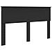 Testiera con testiera Rovere Nero 150 cm Legno multistrato - Foto miniatura 1