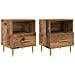 Comodino con cassetto 2 pcs Legno vecchio 40 x 35 x 47,5 cm - Foto miniatura 1