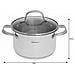 KB-7212 Pentola in acciaio inossidabile da 2,5 l con coperchio in vetro temperato - Foto miniatura 4