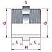 Doppio Nipplo Pvc-u 1 1/4  Ag X Ag - Raccordo Tubi Pvc - Foto miniatura 2