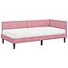 Struttura Letto Angolare con Materasso 2 pcs Grigio Velluto - Foto miniatura 4