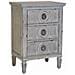 Comodino In Legno Con 3 Cassetti 46 X 33 X 67h Cm - Foto miniatura 1