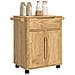 Carrello da Cucina FLORO Marrone cerato 72,5 x 45 x 80 cm - Foto miniatura 3