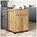 Carrello da Cucina FLORO Marrone cerato 72,5 x 45 x 80 cm - Foto miniatura 4