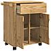 Carrello da Cucina FLORO Marrone cerato 72,5 x 45 x 80 cm - Foto miniatura 5