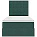 Letto con contenitore e materasso Verde Scuro 90 x 200 cm - Foto miniatura 7