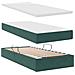 Letto con contenitore e materasso Verde Scuro 90 x 200 cm - Foto miniatura 8