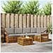 Set divani con cuscino 6 pcs Grigio Naturale e Chiaro - Foto miniatura 2