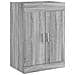 Mobiletto da Bagno Sotto Lavabo Sonoma grigio 56 x 37,5 x 81 cm - Foto miniatura 1