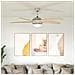 Ventilatore da soffitto con luce Ø 130 cm Sonoma - Foto miniatura 2