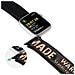 Cinturino (versione Outdoor) Per Apple Watch Ultra, Se, 9, 8, 7, 6, 5, 4, 3, 2, 1 (49, 45, 44, 42 Mm) Bracciale In Nylon Nero E Arancione. - Foto miniatura 2