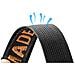 Cinturino (versione Outdoor) Per Apple Watch Ultra, Se, 9, 8, 7, 6, 5, 4, 3, 2, 1 (49, 45, 44, 42 Mm) Bracciale In Nylon Nero E Arancione. - Foto miniatura 3