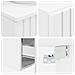 Set di mobili per il bagno 3 pz Bianco 33 x 34,5 x 160 cm - Foto miniatura 2