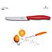 Coltello da tavola ondulato manico rosso - Foto miniatura 3